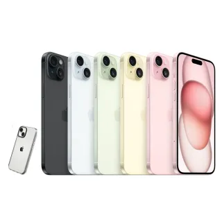 【Apple】iPhone 15 Plus(128G/6.7吋)(犀牛盾透明防摔殼組)