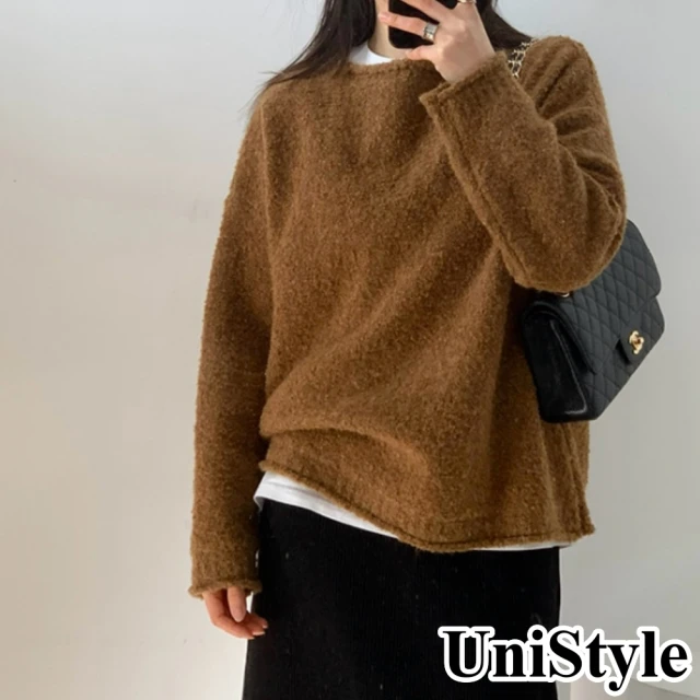 UniStyle 條紋長袖襯衫 短版百搭休閒上衣 女 UP3