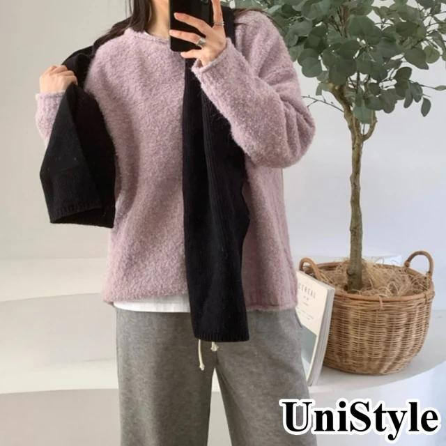 UniStyle 條紋長袖襯衫 小清新天使刺繡上衣 女 UP