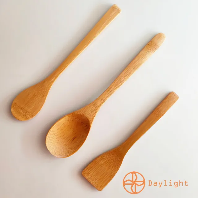 【Daylight】竹製匙-1入(竹製果醬匙 冰淇淋匙 咖哩匙 竹製餐具 禮贈品 SGS檢驗合格)