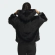 【adidas 愛迪達】外套 女款 連帽外套  毛毛外套 亞規 新年 NEW FUR JKT 黑 IX4226
