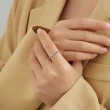 【925 STARS】純銀925微鑲美鑽時尚鎖鏈造型開口戒 戒指(純銀925戒指 鎖鏈戒指)