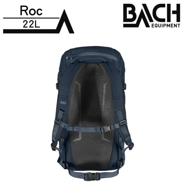 【BACH】Roc 22 登山健行背包-午夜藍-276724(登山、健走、百岳、郊山、縱走、旅遊、旅行、輕量)