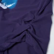 【5th STREET】女裝修身抽繩設計印花薄長T-紫色
