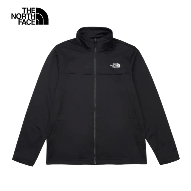 【The North Face 官方旗艦】北面男款橘色防水透氣舒適保暖連帽三合一外套｜89B1RMI(內搭抓絨款)