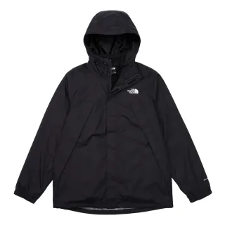 【The North Face 官方旗艦】北面男款黑色防水透氣舒適保暖連帽三合一外套｜89B1NY7(內搭抓絨款)