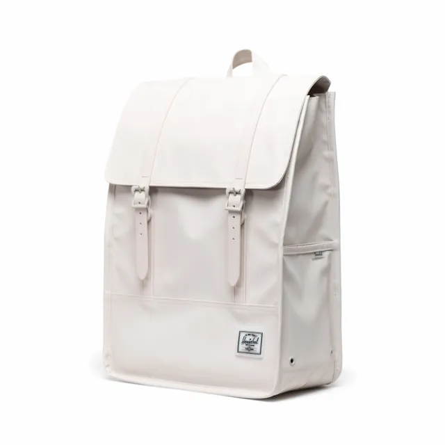 【Herschel】官方直營 後背包 15吋筆電包 書包 拉鍊 防潑水 17.5L Survey II 白