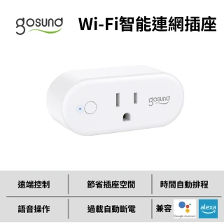 【酷客 Gosund】WP6 WiFi智慧插座 1開1插 智慧開關(遠端控制/聲控/支援Google Home.Amazon Alexa)
