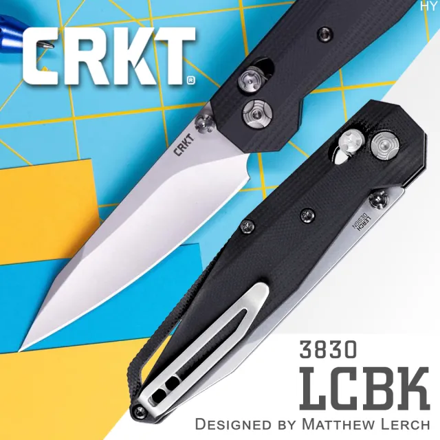 【CRKT】特價品 LCBK Crossbar Lock 折刀(#3830)