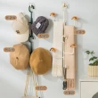 【SUNORO】2入組 蘑菇旋轉衣帽架 圍巾包包無痕掛衣鉤(多功能收納掛架)