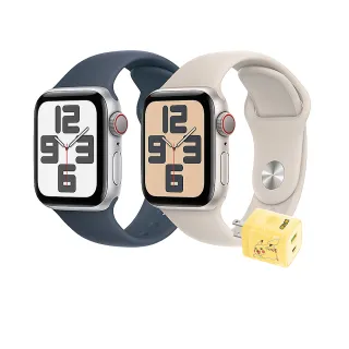 寶可夢充電組【Apple 蘋果】Apple Watch SE2 2023 LTE 44mm(鋁金屬錶殼搭配運動型錶帶)