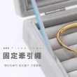 【Jo Go Wu】絨布首飾收納盒(飾品收納/戒指收納/耳環收納/珠寶盒/防塵盒/配飾)