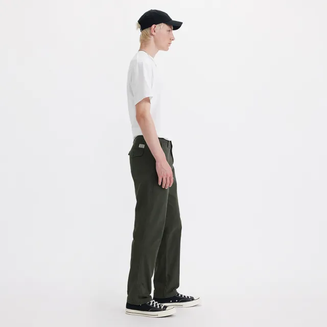 【LEVIS】男款 Chino工作休閒褲 / 後袋蓋摩登設計 熱賣單品 A5753-0010