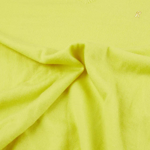【ROBERTA 諾貝達】台灣製 柔軟親膚 純防縮巴素蘭羊毛衣(黃色)