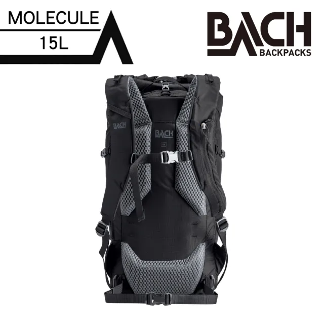 【BACH】MOLECULE 15 登山健行包-黑色-420992(登山、健走、百岳、郊山、縱走、輕量)