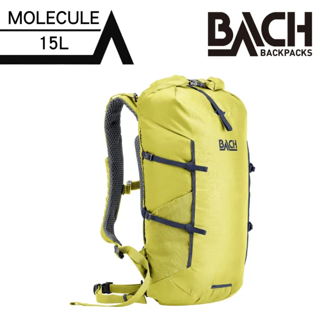 【BACH】MOLECULE 15 登山健行包-萊姆黃-420992(登山、健走、百岳、郊山、縱走、輕量)