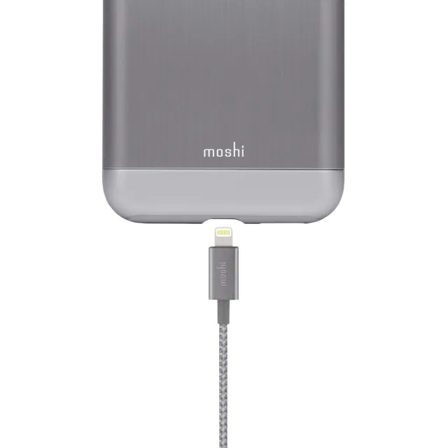 【moshi】Integra Lightning to USB-A 充電線/編織傳輸線（1.2m）(兩件組)