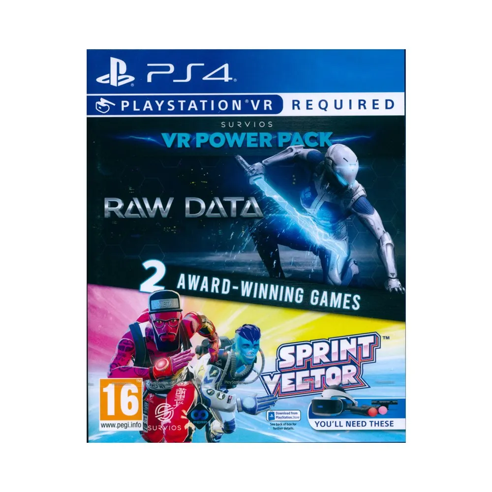 【SONY 索尼】PS4 倖存者 VR 力量包 原生數據 + 疾速軌跡 Survios VR Power Pack(英文歐版 PSVR專用)