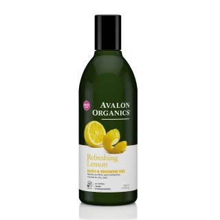 【AVALON ORGANICS】檸檬精油清新沐浴乳(355ml/12oz)