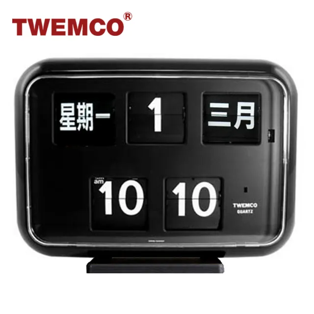 【TWEMCO】QD-35 翻頁鐘 中文萬年曆 桌放 壁掛(共6色)