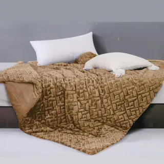 雪貂絨 兩用厚毛毯