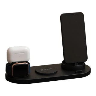 【DA】GUXON六合一無線充電座(iPhone / Airpods / Apple Watch 桌上型 充電盤 無線充電 Magsafe)