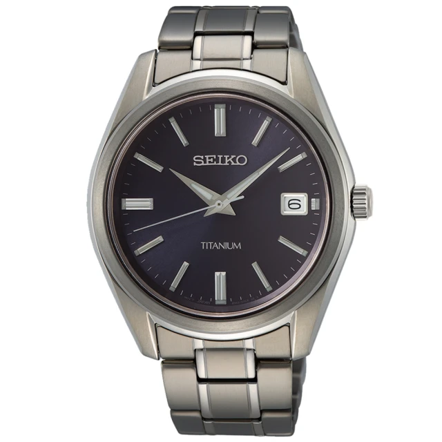 SEIKO 精工 CS系列 鈦金屬 簡約石英腕錶 禮物推薦 送禮首選(SUR373P1/6N52-00B0V)