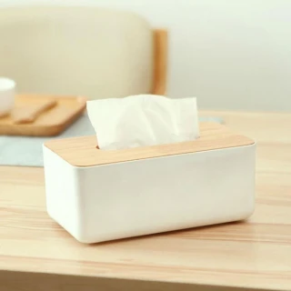 【LEBON】簡約木質面紙盒(衛生紙盒 抽取衛生紙盒 收納盒)