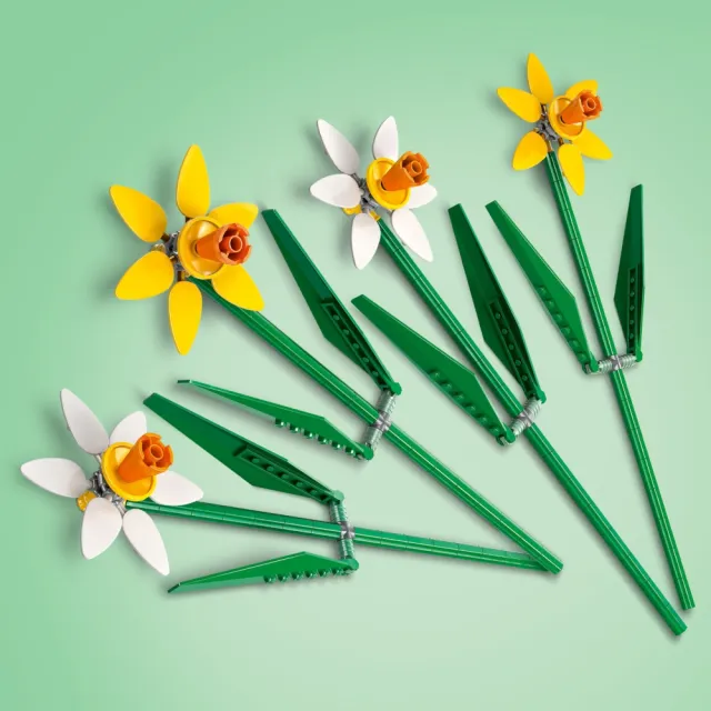 【LEGO 樂高】Botanicals 40747 水仙(居家擺設 花束禮物 玩具 禮物 送禮推薦)