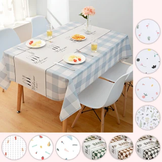【半島良品】北歐印花防水防油桌巾-137X180cm(長方桌巾/印花桌巾/桌布/桌墊/餐桌巾/pvc桌布)