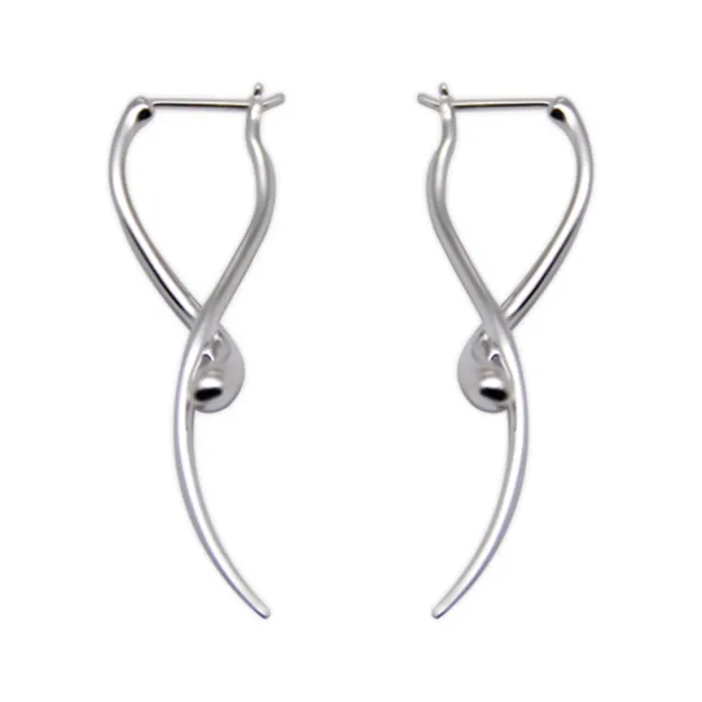 【Georg Jensen 喬治傑生】#634C Mercy 純銀針式耳環