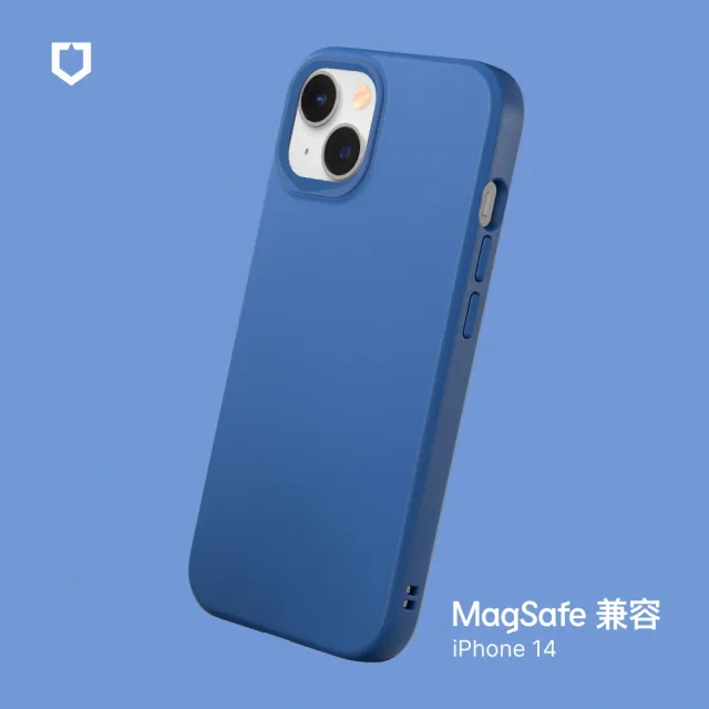 【RHINOSHIELD 犀牛盾】iPhone 14/13 6.1吋 SolidSuit MagSafe兼容 超強磁吸手機保護殼(經典防摔背蓋殼)