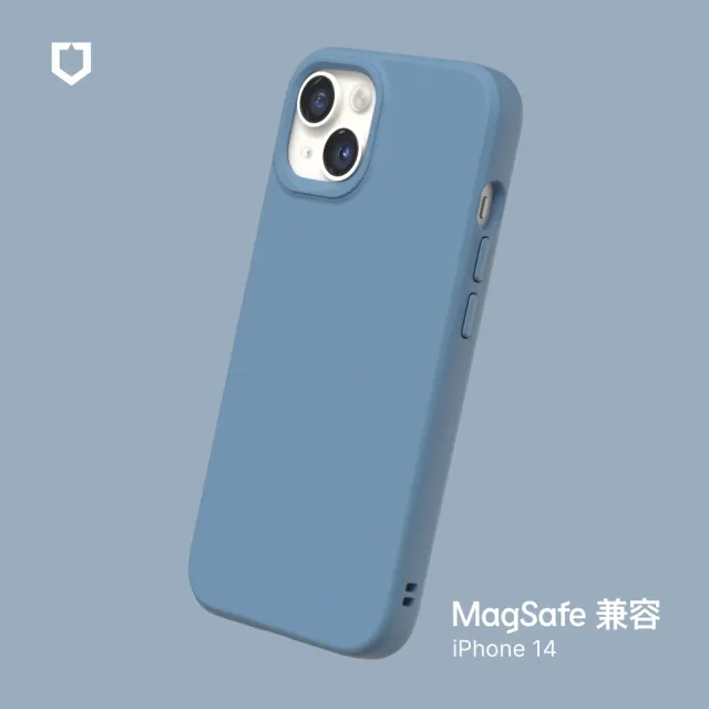 【RHINOSHIELD 犀牛盾】iPhone 14/13 6.1吋 SolidSuit MagSafe兼容 超強磁吸手機保護殼(經典防摔背蓋殼)