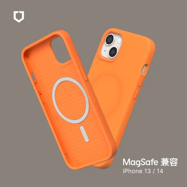 【RHINOSHIELD 犀牛盾】iPhone 14/13 6.1吋 SolidSuit MagSafe兼容 超強磁吸手機保護殼(經典防摔背蓋殼)