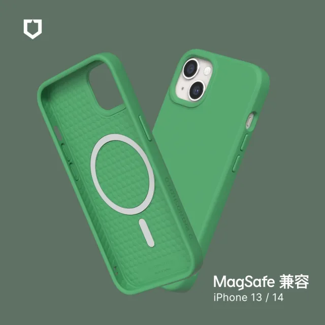 【RHINOSHIELD 犀牛盾】iPhone 14/13 6.1吋 SolidSuit MagSafe兼容 超強磁吸手機保護殼(經典防摔背蓋殼)