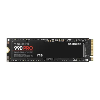 【SAMSUNG 三星】990 PRO 1TB M.2 2280 PCIe 4.0 ssd固態硬碟(MZ-V9P1T0BW)讀7450M/寫6900M