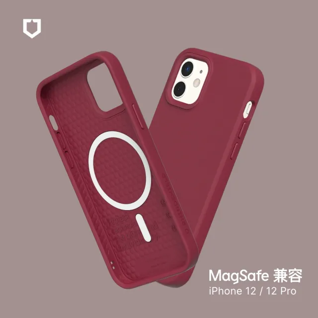 【RHINOSHIELD 犀牛盾】iPhone 12/12 Pro 6.1吋 SolidSuit MagSafe兼容 磁吸手機保護殼(經典防摔背蓋殼)