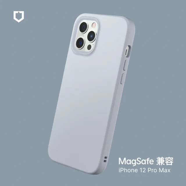 【RHINOSHIELD 犀牛盾】iPhone 12 Pro Max 6.7吋 SolidSuit MagSafe兼容 磁吸手機保護殼(經典防摔背蓋殼)