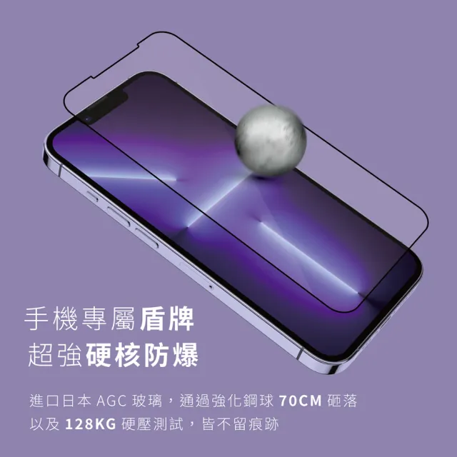 【grantclassic】G極鏡 iPhone 15系列 9H黑邊高清玻璃貼(官方品牌館)