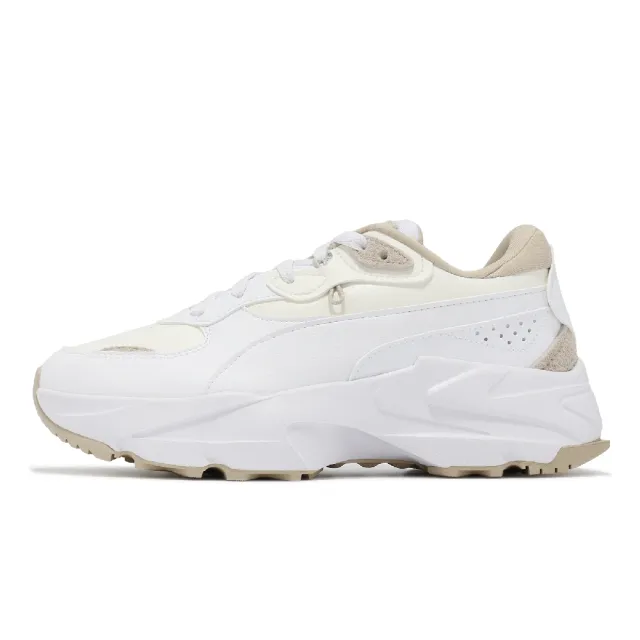 【PUMA】休閒鞋 Orkid II Wns 女鞋 白 米白 透氣 厚底 增高 老爹鞋(396007-02)