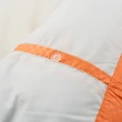 【ROBERTA 諾貝達】時尚型男 輕盈鋪棉背心(橘色)