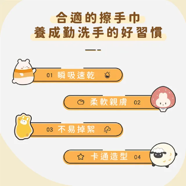 【廚房小物】可愛卡通鬱金香擦手巾2入組(造型 擦手布 抹布 速乾 毛巾 超吸水 擦碗巾 洗車 浴室 擦手球)