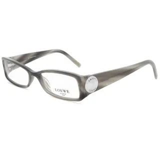 【LOEWE 羅威】摩登品牌側LOGO都會日常光學眼鏡(漸層黑 VLW681-096N)