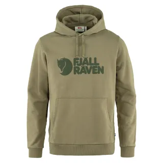 【Fjallraven】Logo 長袖連帽上衣 男 FR84144(555暗深藍 622淺橄欖)