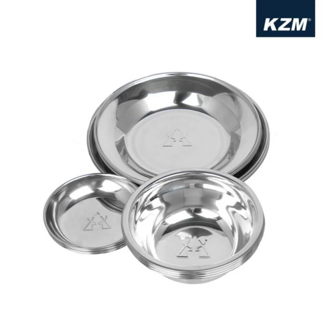 KZMKZM 彩繪民族風不鏽鋼碗盤組 15P(K7T3K001)