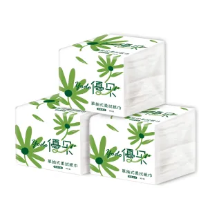 【Yodo優朵】單抽式柔拭紙巾300抽x30包/箱X2