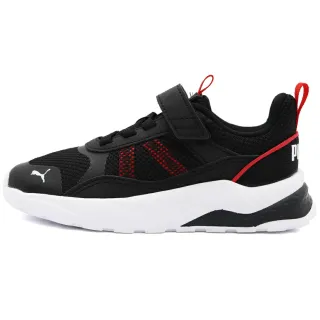 【PUMA】運動鞋 跑鞋 慢跑鞋 休閒鞋 中大童 小童 Anzarun 2.0 AC+ PS 黑紅色(39084203)