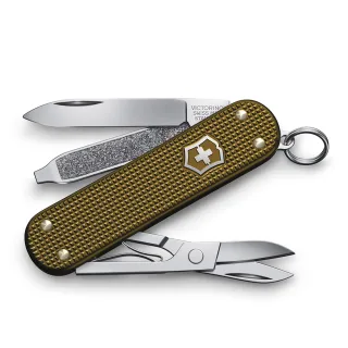 【VICTORINOX 瑞士維氏】2024年5用 ALOX限量Terra Brown金屬殼瑞士刀(Terra Brown)