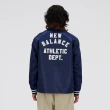 【NEW BALANCE】外套 男款 運動外套 教練外套 夾克 美規 藍 MJ41553NNY