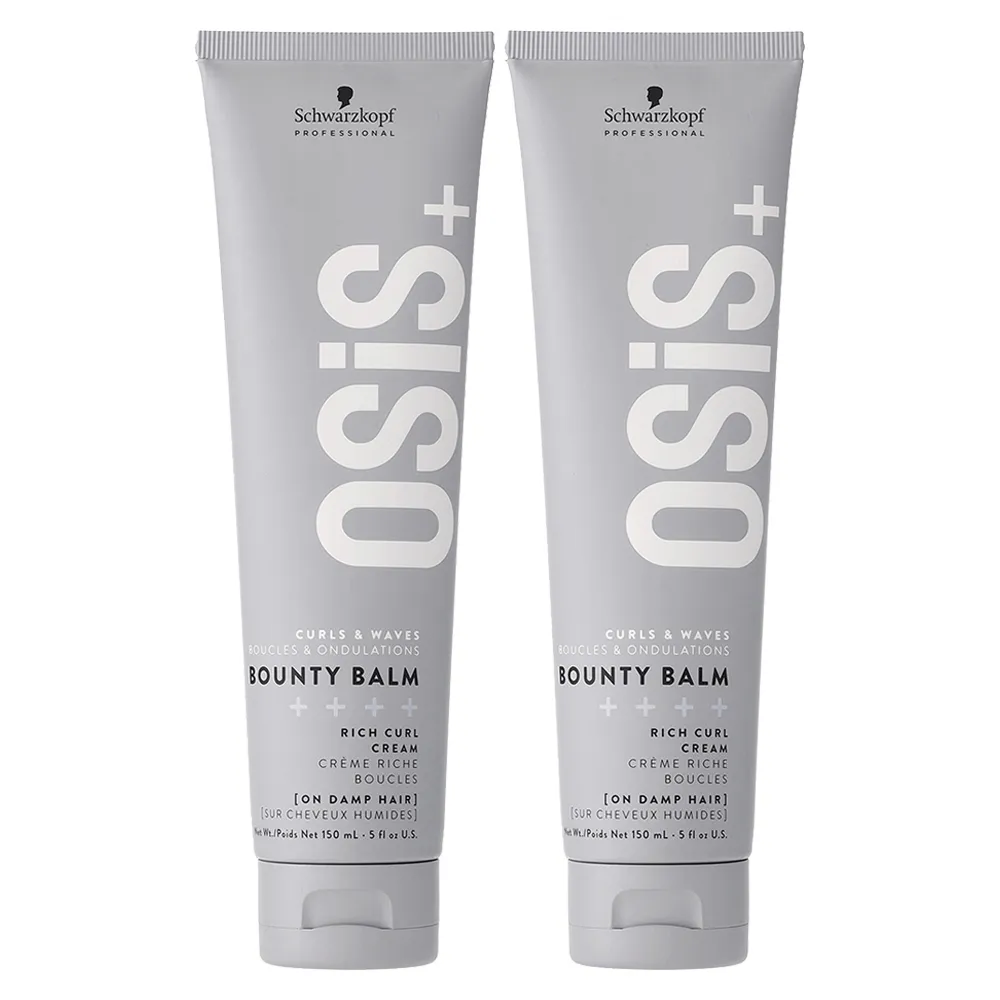 【Schwarzkopf 施華蔻】OSIS+ Bounty Balm 絲絨蜜捲霜 150ml -2入組(國際航空版)